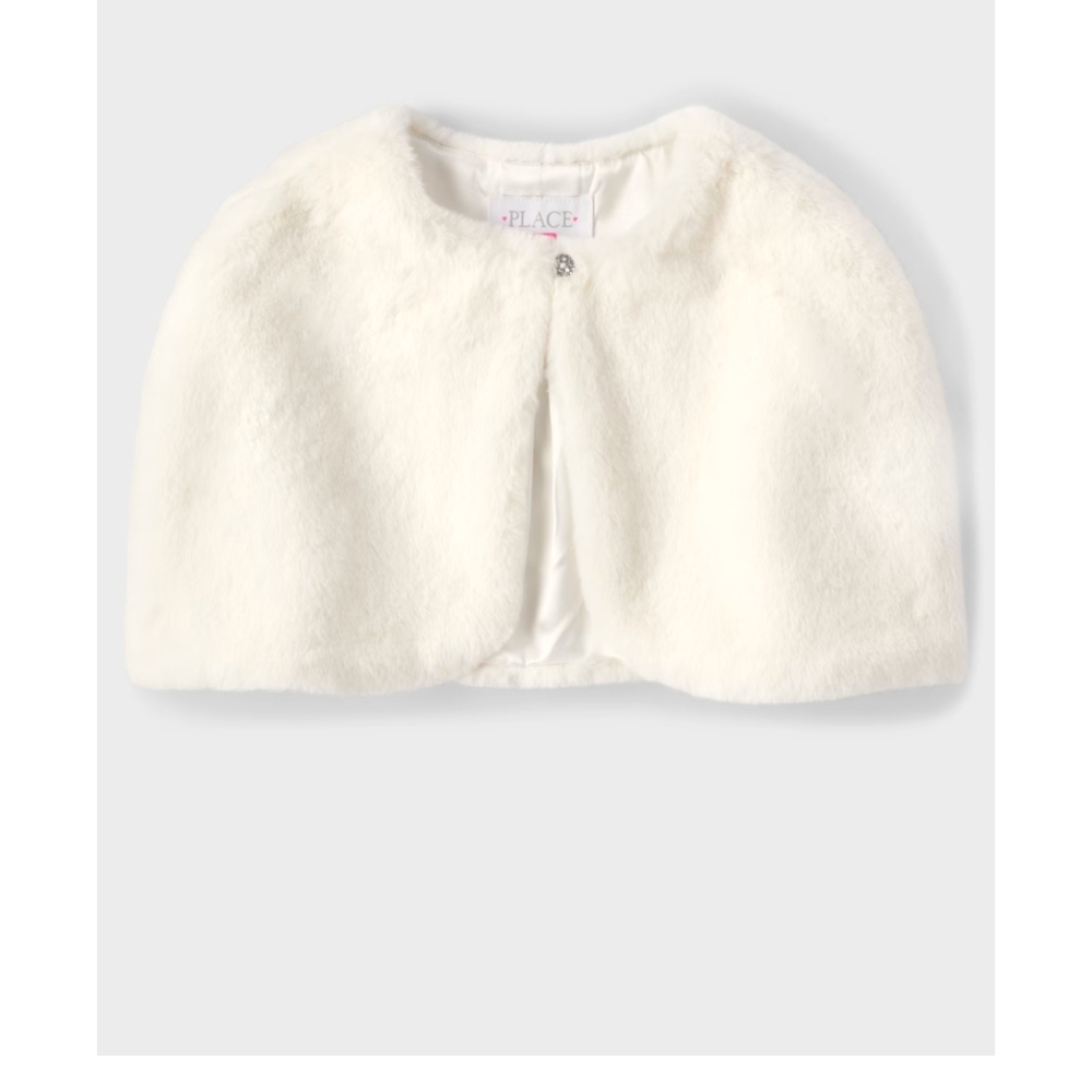 New Faux Fur Cape Bolero